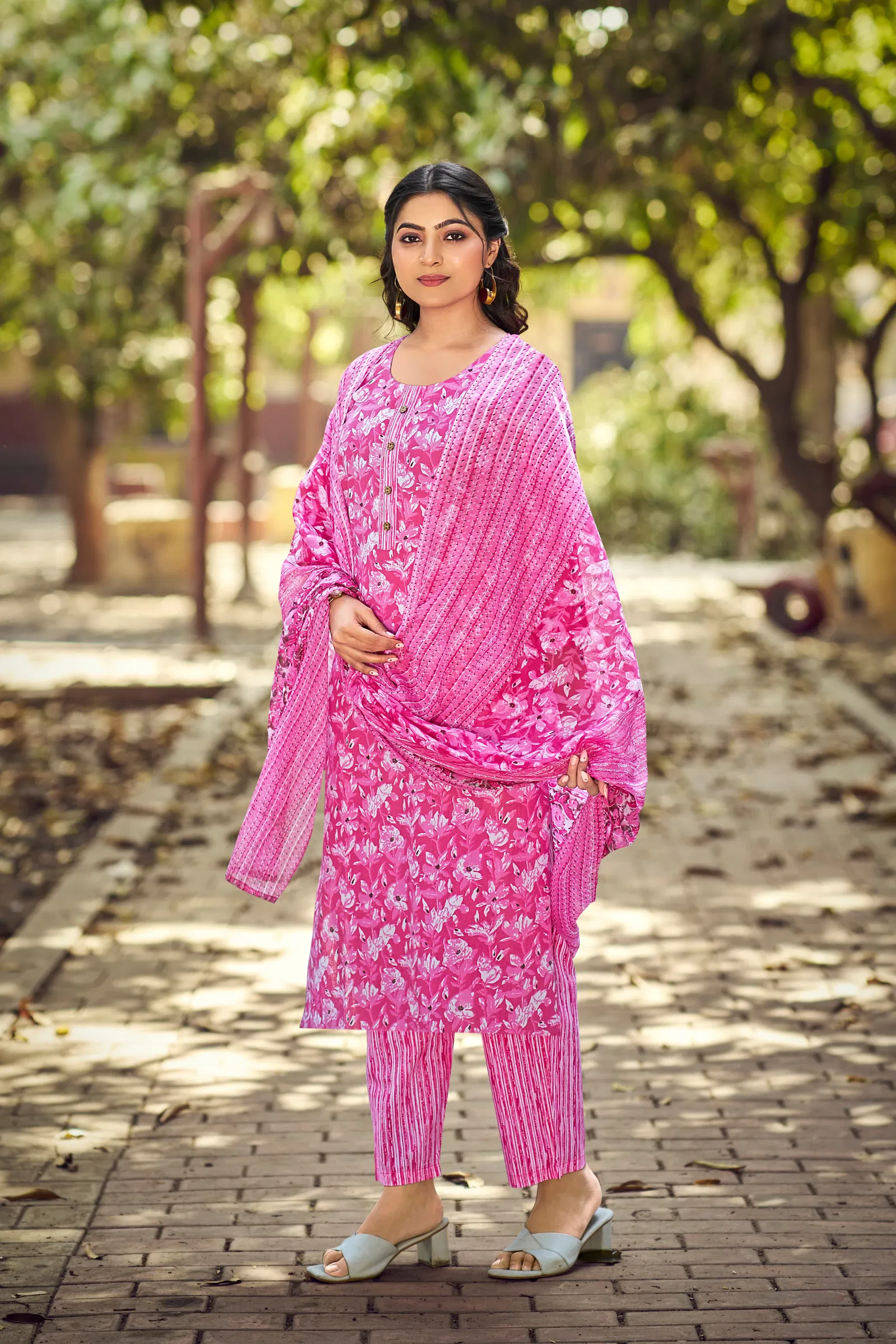 Summer Fashion Vol 9 By Tips And Tops Cotton Kurti With Bottom Dupatta Wholesale Online